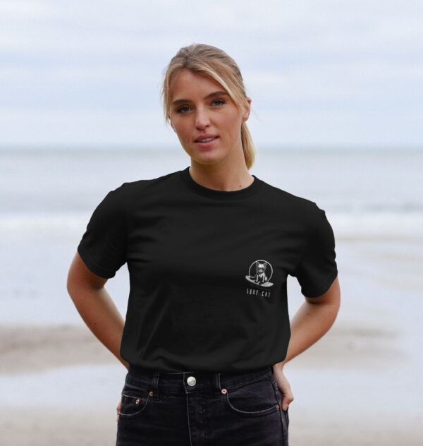 Surf Cat Logo Print T-Shirt - Image 2