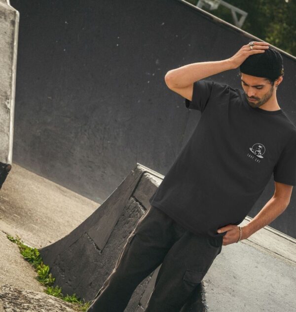 Surf Cat Logo Print T-Shirt - Image 4