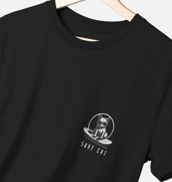 Surf Cat Logo Print T-Shirt